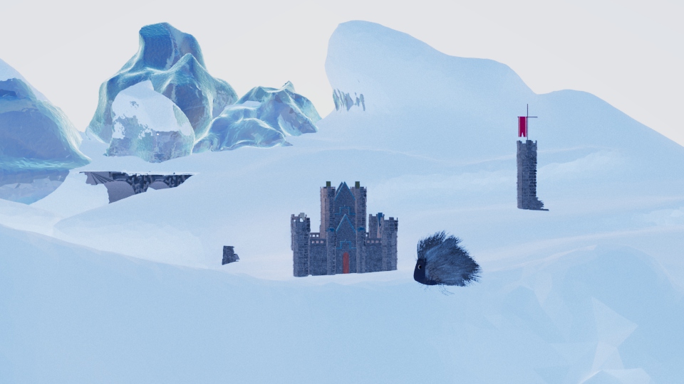 castleinsnowwholescene