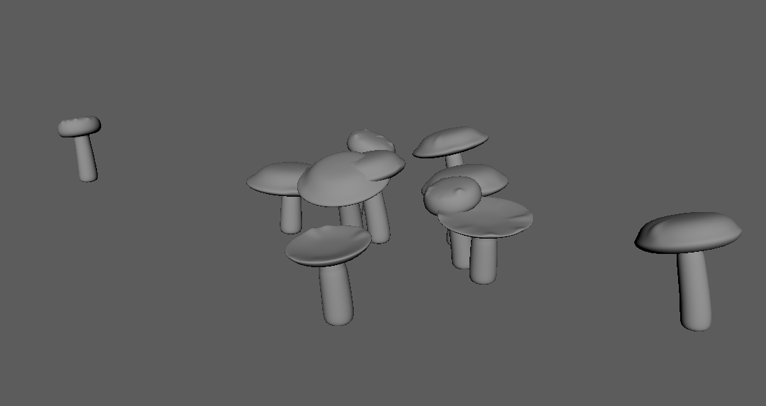 mushrooms no texture